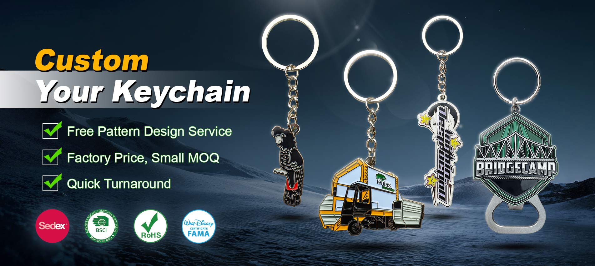 Porte-clés personnalisé